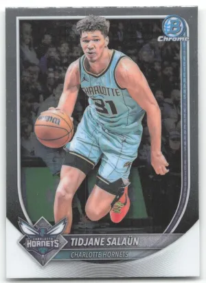Tidjane Salaün 2025-26 Bowman Chrome Charlotte Hornets