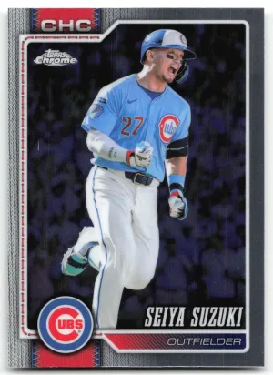Seiya Suzuki 2026 Topps Chrome Chicago Cubs