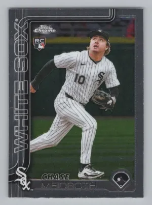 Chase Meidroth Rookie 2025 Topps Chrome Update Chicago White Sox