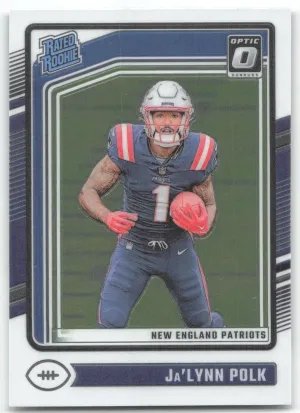 Ja'Lynn Polk Rookie 2024 Donruss Optic New England Patriots