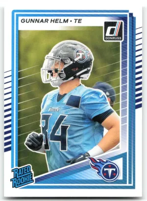 Gunnar Helm Rookie 2025 Donruss Tennessee Titans
