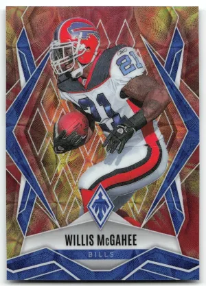 Willis McGahee 2025 Panini Phoenix Fireburst Prizm #/350 Buffalo Bills