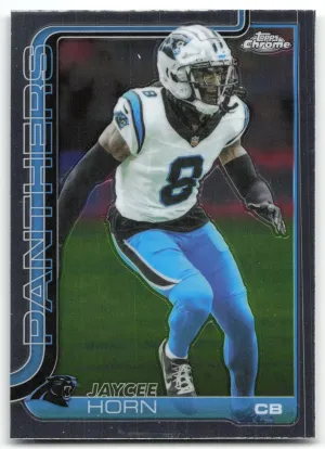Jaycee Horn 2025 Topps Chrome Carolina Panthers