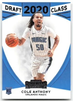 Cole Anthony 2020-21 Panini Contenders 2020 Draft Class Contenders Magic