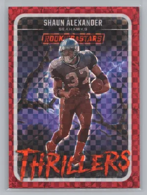 Shaun Alexander 2025 Panini Rookies & Stars Thrillers Red Plaid Seattle Seahawks