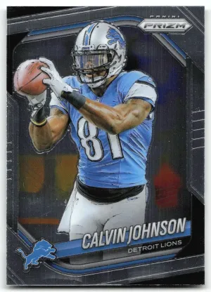 Calvin Johnson 2025 Panini Prizm Lions
