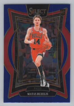 Matas Buzelis Rookie 2024-25 Panini Select Blue (Retail) Chicago Bulls