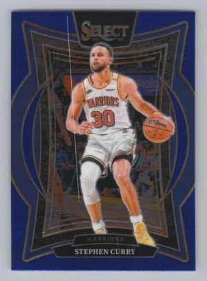 Stephen Curry 2024-25 Panini Select Blue (Retail) Golden State Warriors