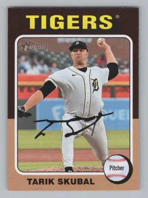 Tarik Skubal 2024 Topps Heritage Detroit Tigers