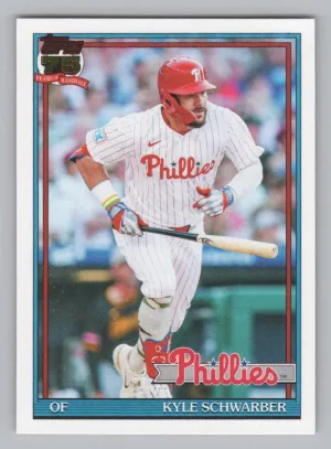 Kyle Schwarber 2026 Topps 1991 Topps Baseball 35th Anniversary