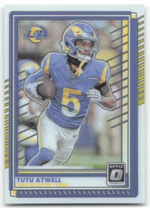 Tutu Atwell 2025 Donruss Optic Los Angeles Rams