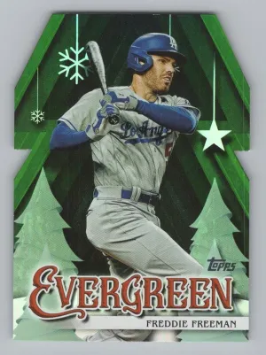 Freddie Freeman 2025 Topps Holiday Evergreen Los Angeles Dodgers