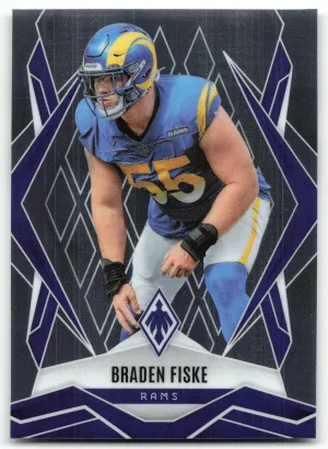 Braden Fiske 2025 Panini Phoenix Los Angeles Rams