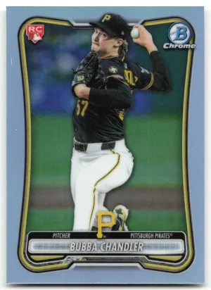 Bubba Chandler RC 2026 Bowman Chrome Red Logo Refractor Pirates