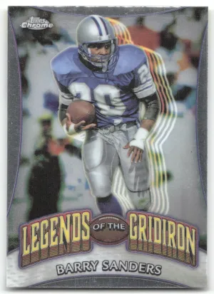 Barry Sanders 2024 Topps Chrome Legends of the Gridiron Lions