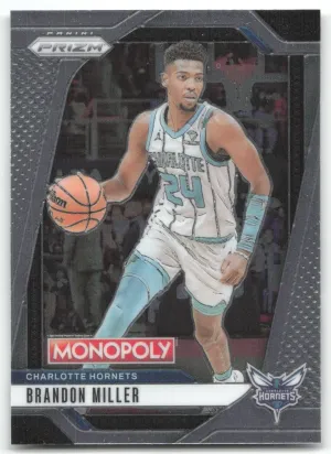 Brandon Miller 2024-25 Panini Prizm Monopoly Hornets
