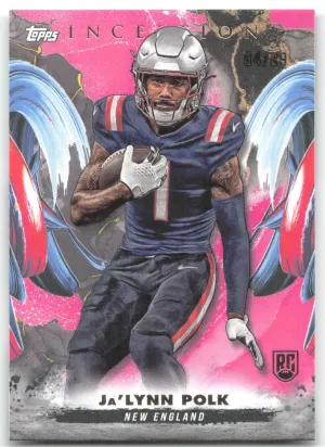 Ja'Lynn Polk Rookie 2024 Topps Inception Magenta #/99 New England Patriots