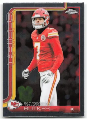 Harrison Butker 2025 Topps Chrome Kansas City Chiefs