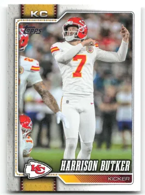 Harrison Butker 2026 Topps Flagship Kansas City Chiefs