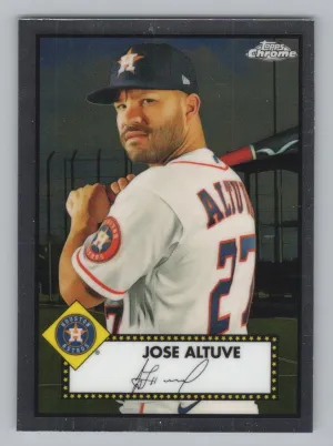 Jose Altuve 2021 Topps Chrome Platinum Anniversary Houston Astros