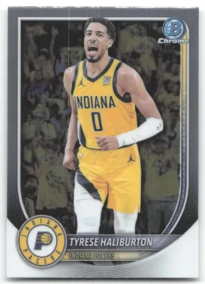 Tyrese Haliburton 2025-26 Bowman Chrome Indiana Pacers