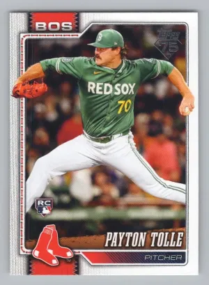 Payton Tolle Rookie 2026 Topps Boston Red Sox
