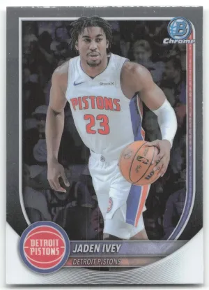 Jaden Ivey 2025-26 Bowman Chrome Detroit Pistons