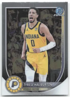 Tyrese Haliburton 2025-26 Bowman Chrome Indiana Pacers