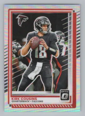 Kirk Cousins 2025 Donruss Optic Holo Atlanta Falcons