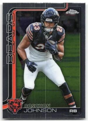 Roschon Johnson 2025 Topps Chrome Chicago Bears