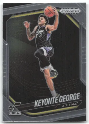 Keyonte George 2024-25 Panini Prizm Black Utah Jazz