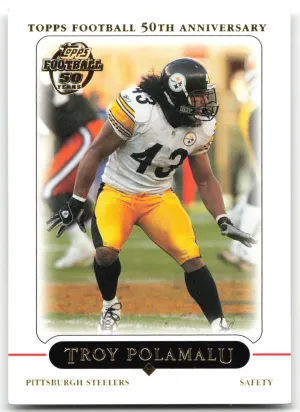 Troy Polamalu 2005 Topps Steelers