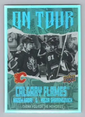 Nazem Kadri / Yegor Sharangovich 2024-25 Upper Deck On Tour Calgary Flames