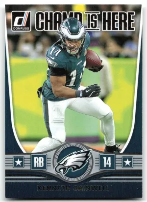 Kenneth Gainwell 2025 Donruss Champ is Here Philadelphia Eagles