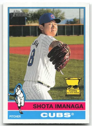 Shota Imanaga 2025 Topps Heritage Chicago Cubs