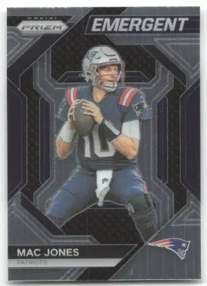 Mac Jones 2023 Panini Prizm Emergent New England Patriots