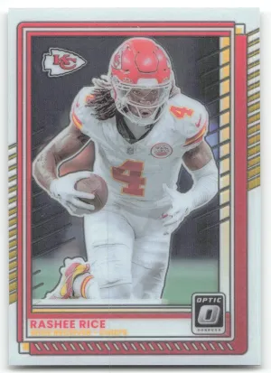 Rashee Rice 2025 Donruss Optic Kansas City Chiefs