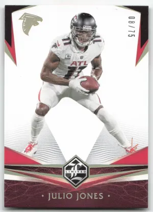 Julio Jones 2020 Panini Limited Gold Spotlight #/75 Atlanta Falcons