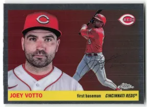 Joey Votto 2025 Topps Chrome Platinum Cincinnati Reds