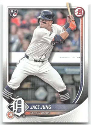Jace Jung Rookie 2025 Bowman Detroit Tigers