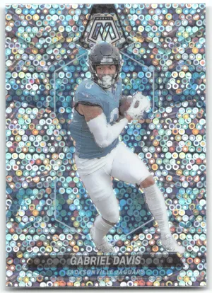 Gabriel Davis 2024 Panini Mosaic Mosaic No Huddle Silver Jacksonville Jaguars