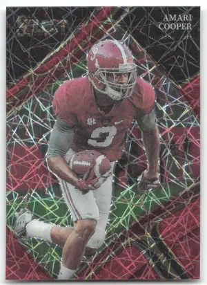 Amari Cooper 2023 Panini Select Draft Picks Red Lazer Prizm Alabama Crimson Tide