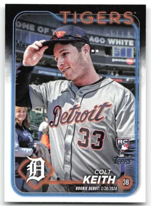 Colt Keith 2024 Topps Update Detroit Tigers