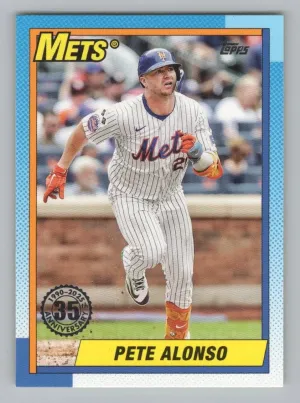 Pete Alonso 2025 Topps 1990 Topps Baseball 35th Anniversary