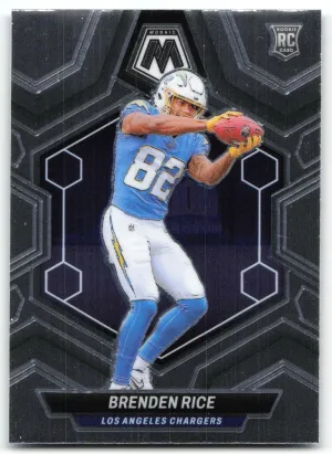 Brenden Rice Rookie 2024 Panini Mosaic Los Angeles Chargers