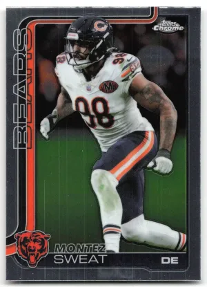 Montez Sweat 2025 Topps Chrome Chicago Bears