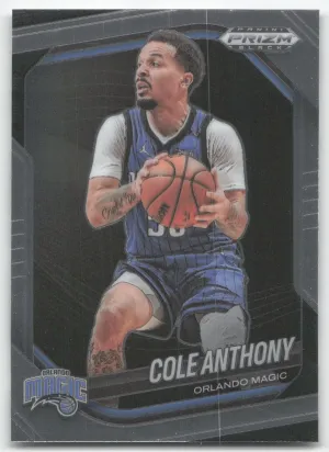 Cole Anthony 2024-25 Panini Prizm Black Orlando Magic