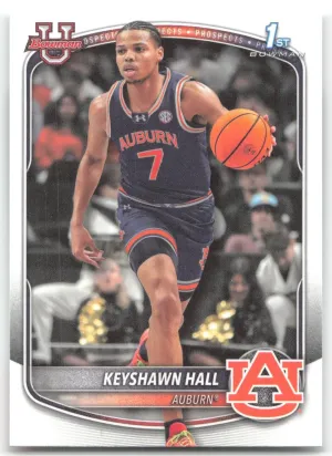 Keyshawn Hall 2025-26 Bowman Prospects Auburn Tigers