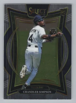 Chandler Simpson Rookie 2025 Panini Select Tampa Bay Rays