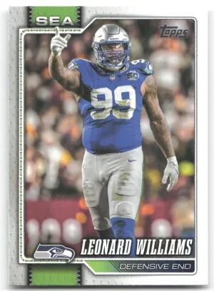 Leonard Williams 2026 Topps Flagship Seattle Seahawks
